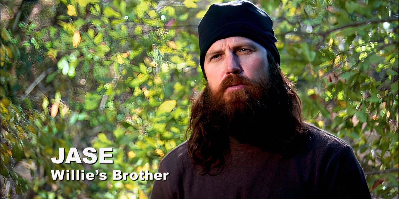 Duck Dynasty's Jase Robertson in a confessional outdoors